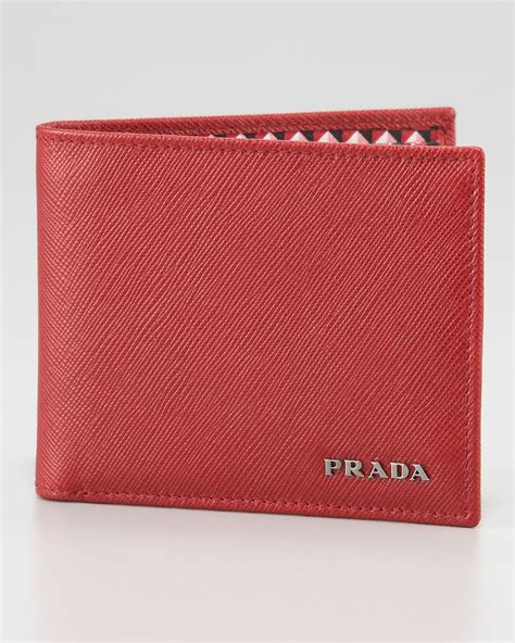 prada mens wallet red|prada snakeskin wallet.